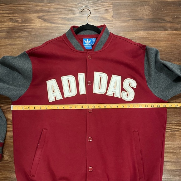 NWT Adidas Varsity Jacket Cotton Size XL - Picture 7 of 12